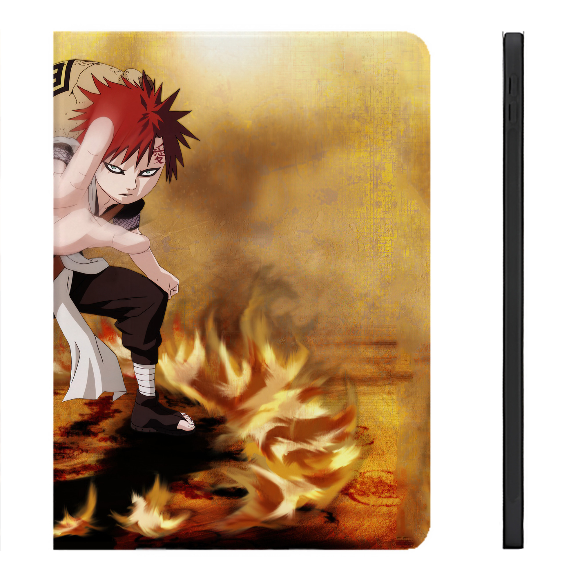 （画像用） NARUTO -ナルト- NARUTO -ナルト- 疾風伝 IPadケース ペンホルダー付き ブックスタイルデザイン